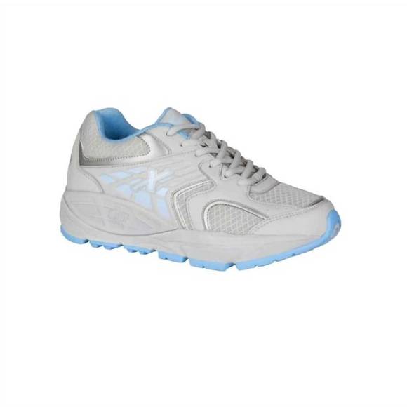 NEW XELERO women's matrix one mesh running shoes in light silver/light blue - Picture 1 of 2
